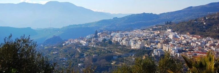 Lanjaron città termale in provincia di Granada